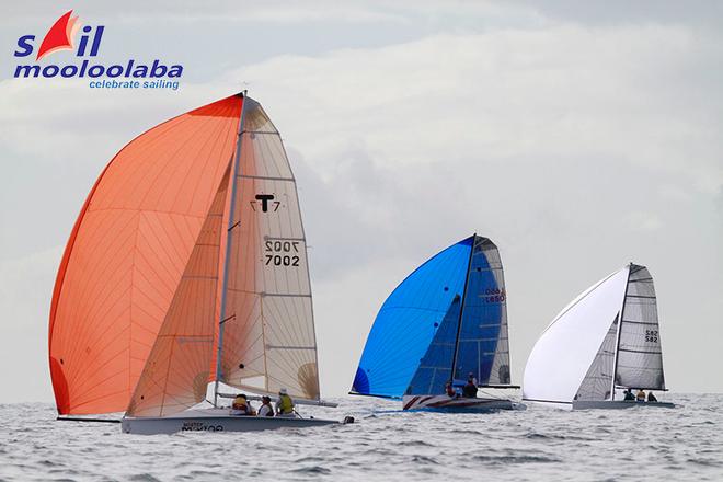 Mr Magoo, Stay Tuned and Moonshine - Sail Mooloolaba 2014 - Day One of Racing © Teri Dodds http://www.teridodds.com